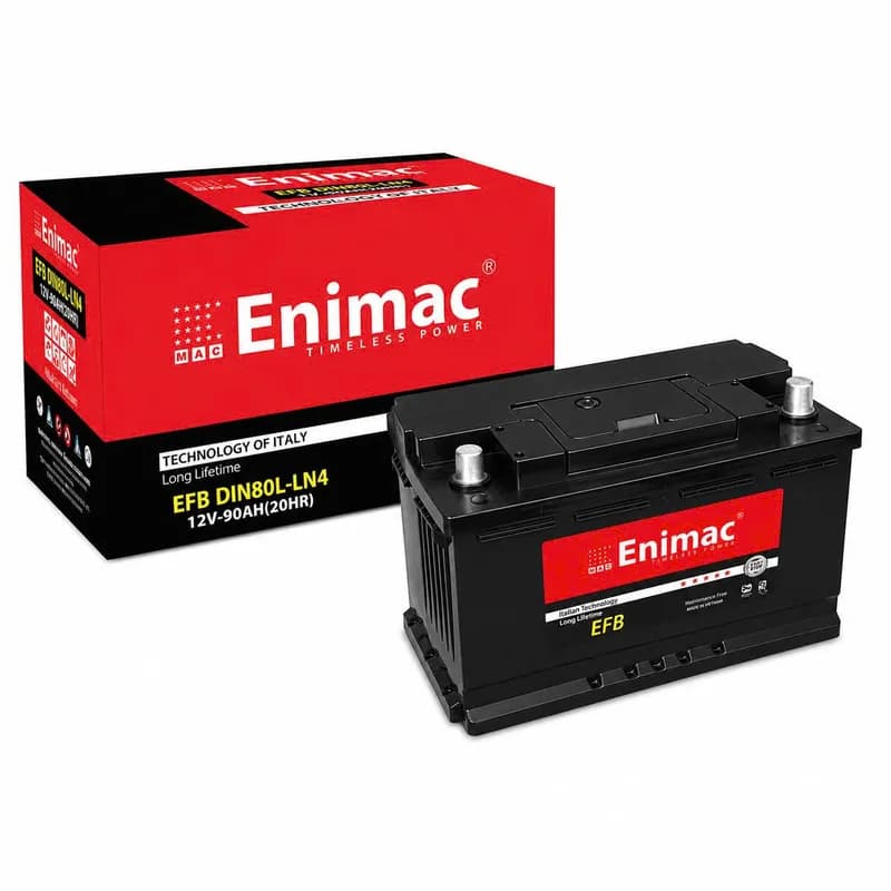 Ắc quy Enimac EFB-DIN80-LN4